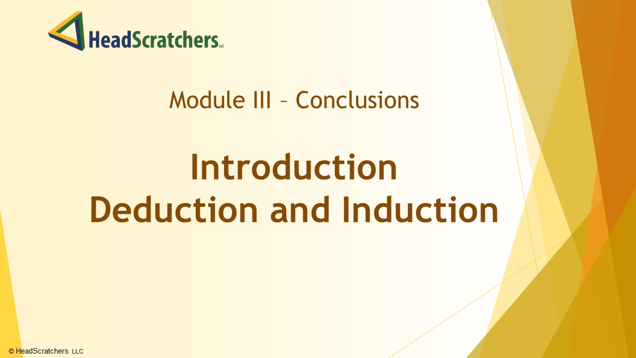  Deduction and Induction